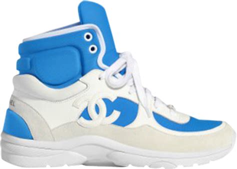 Buy Chanel Calfskin Sneaker 'Fluo Blue' 